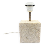Square lamp foot in natural Gard stone