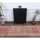 Vintage Turkish Hand-Knotted Pink Runner Rug 90x388