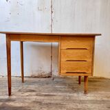 Scandinavian oak desk 1950 1960