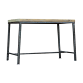 Table en bois et métal