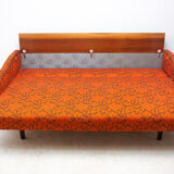 Canapé-lit pliant du milieu du siècle, années 1960, Tchécoslovaquie