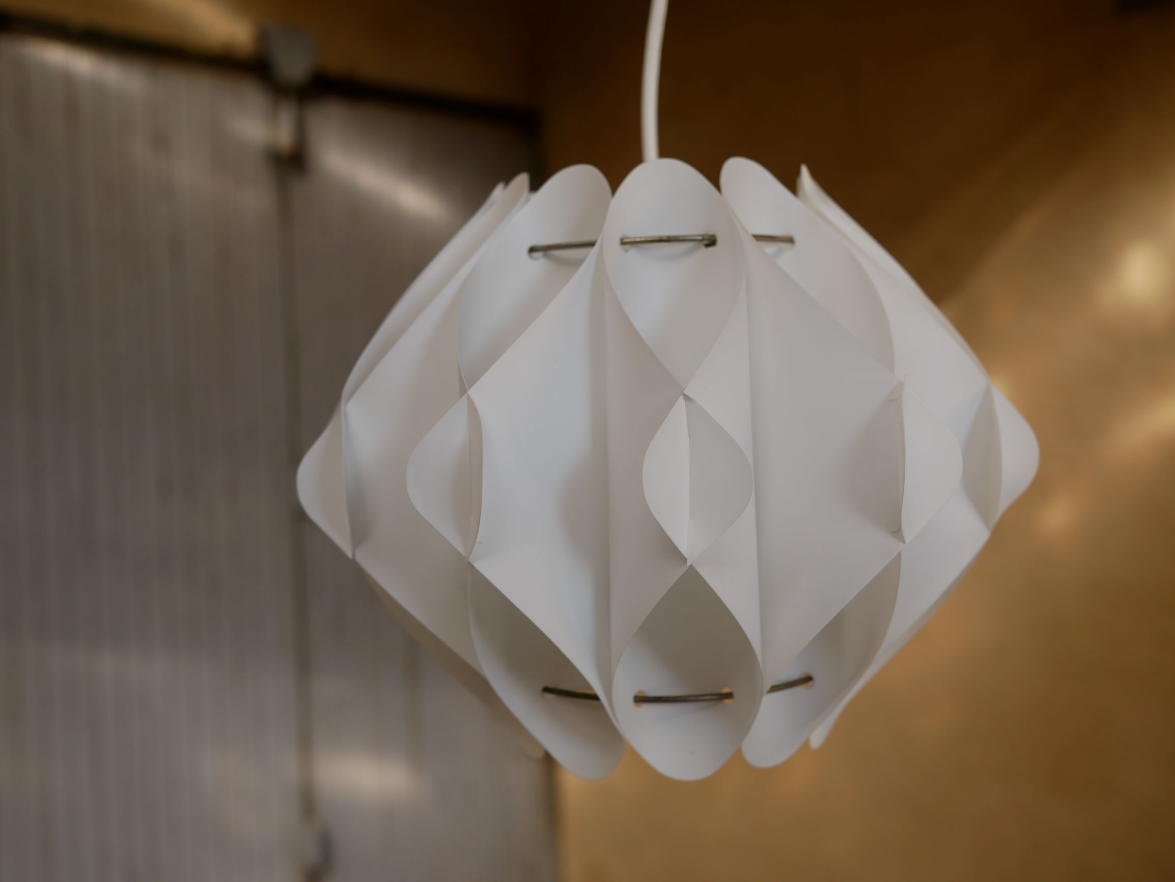 Scandinavian vintage hanging lamp by Lars Schiøler to Hoyrup