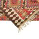 Turkish Handwoven Vintage Herki Kilim 90 cm x 347 cm