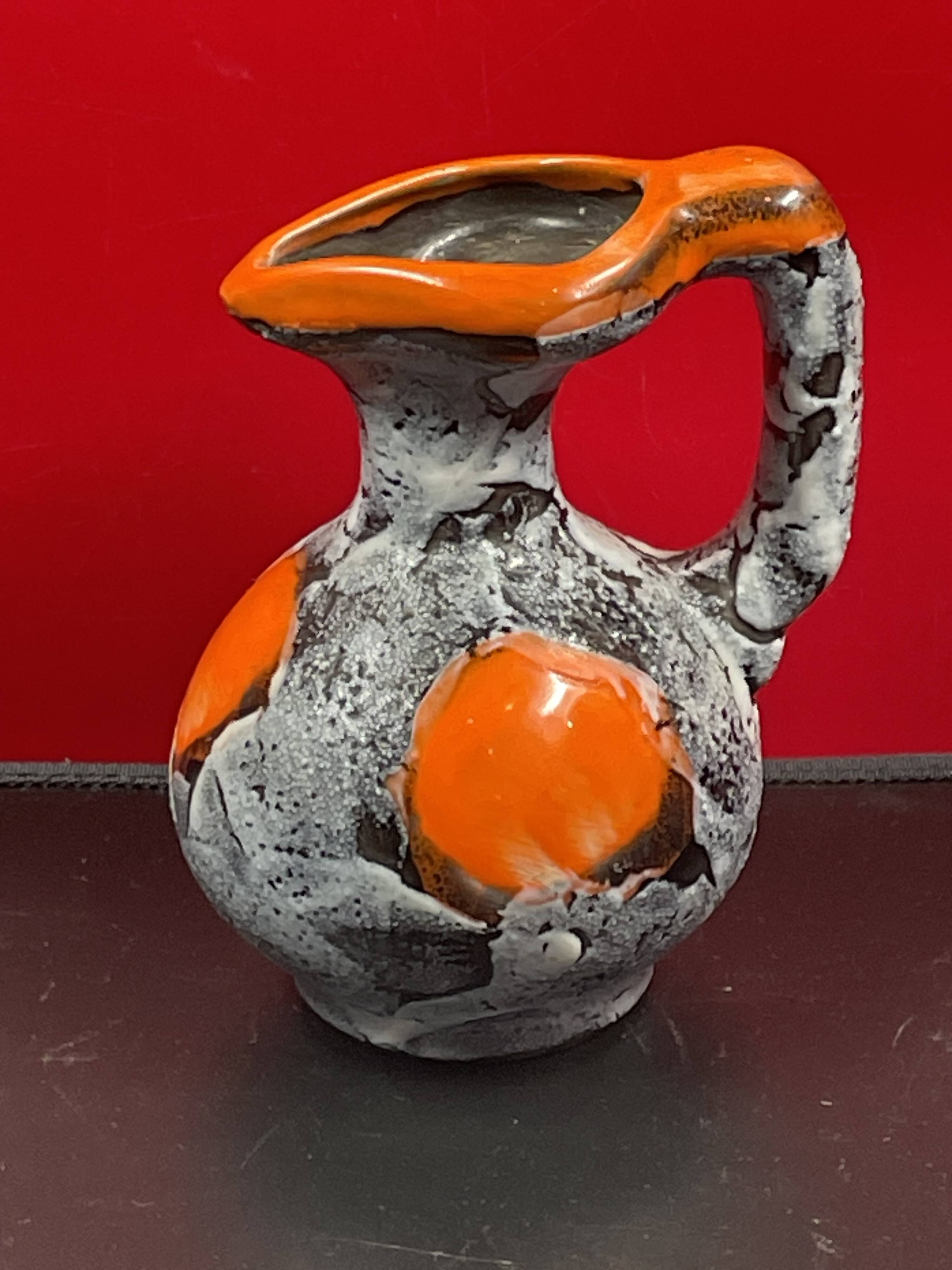 Vintage ceramic, milk jug, glacier enamels