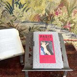 Pair of Art Deco barber's footrests