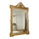 Miroir biseauté doré français antique XL