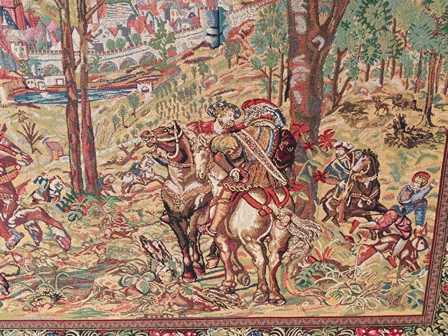 Cadre vieux Bruxelles tapisserie