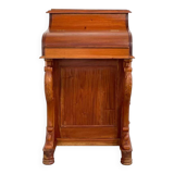 20th century Davenport desk with walnut piano top