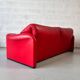 Cassina Maralunga 2-seater leather sofa