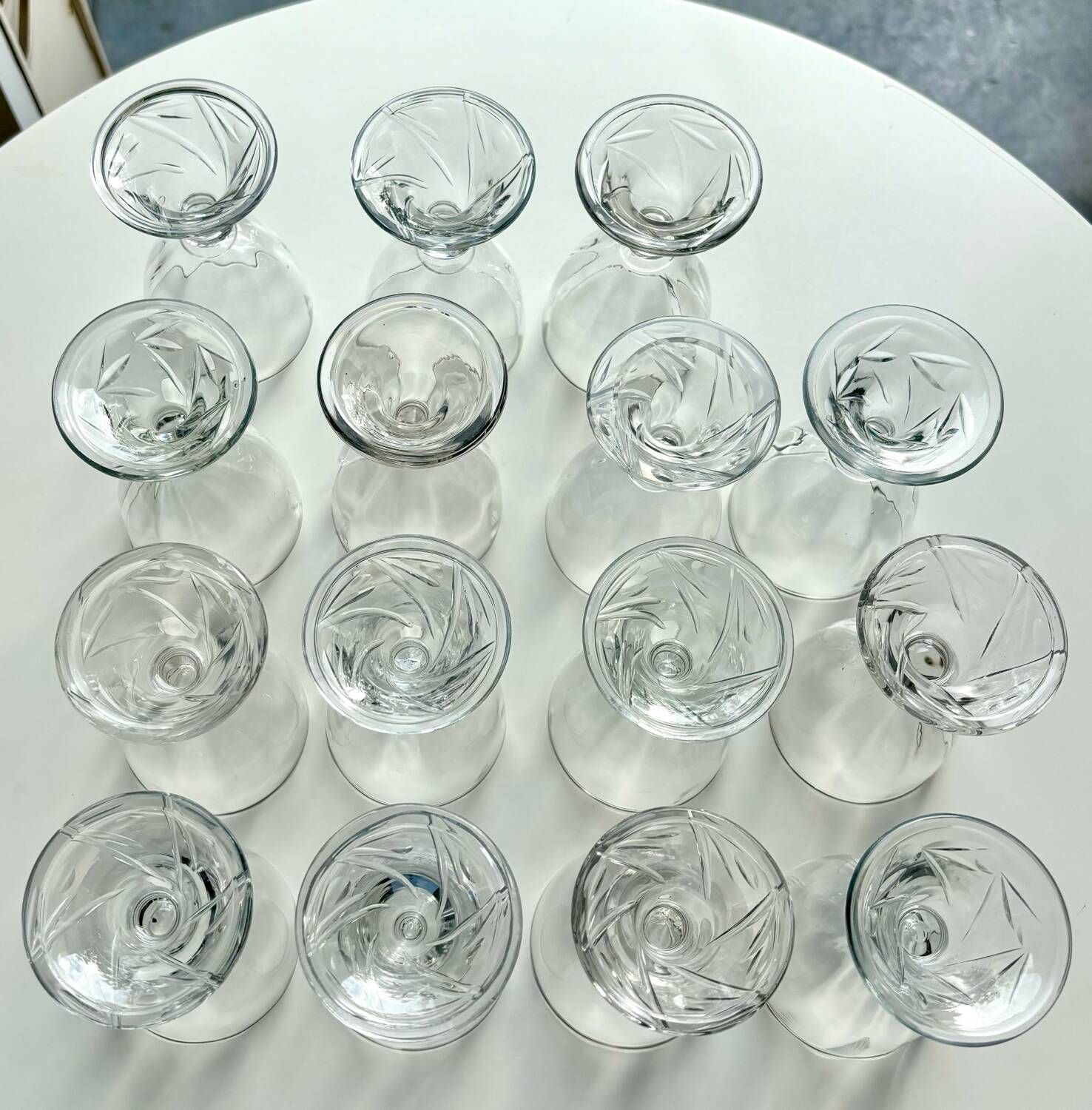Verres Saint Louis Crystal modèle Cluny