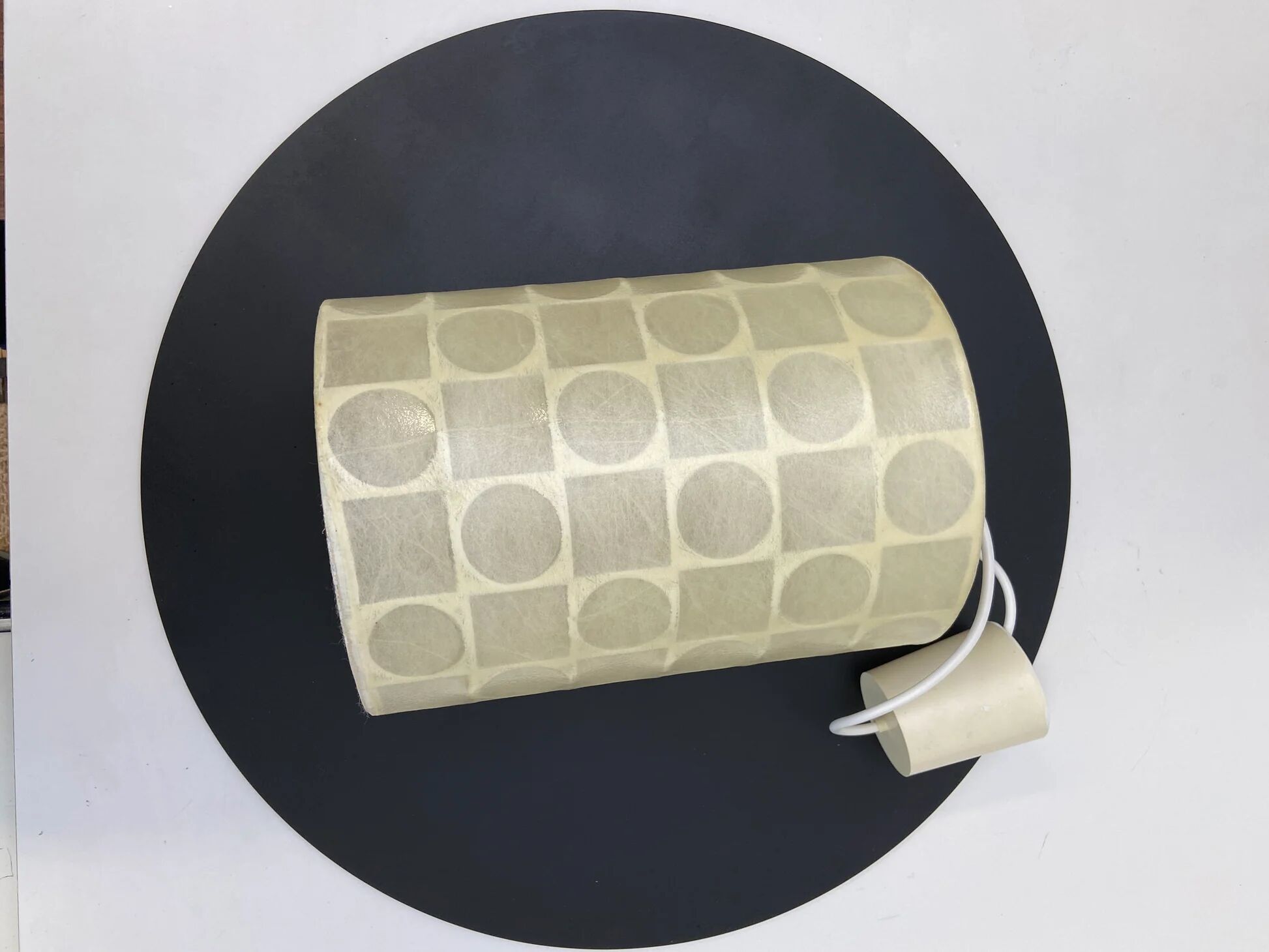 Cylindrical suspension Cocoon by Goldkant, Germany, 1960s