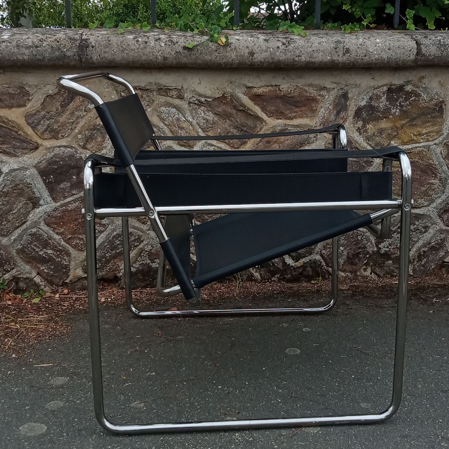 Pair of Wassily armchairs by Marcel Breuer