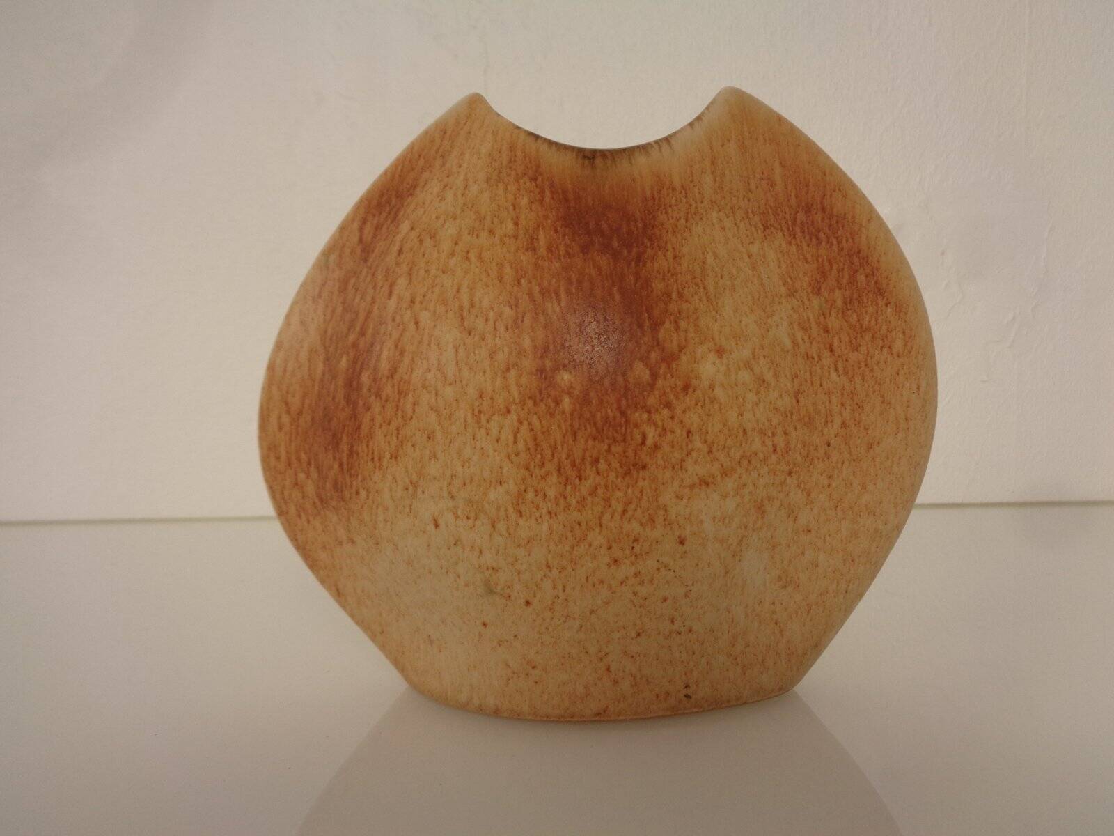 Organic Ceramic Vase by Roberto Rigon for Bertoncello, 1960s
