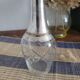 Carafe à liqueur en cristal et argent