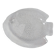 Large fish platter in transparent glass ARCOROC