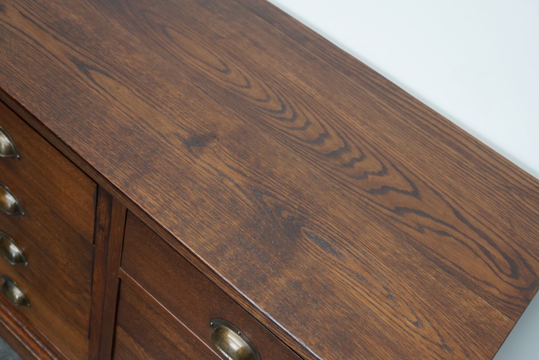 Dutch oak apothecary cabinet, 1930s