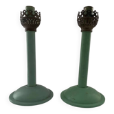 2 Bauhaus Windlichter Windlights Kerzenständer Candle Holders Candleholders
