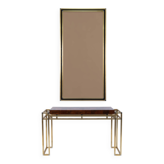 WILLY RIZZO, Console and wall mirror