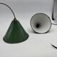 Pair of industrial hanging lamps