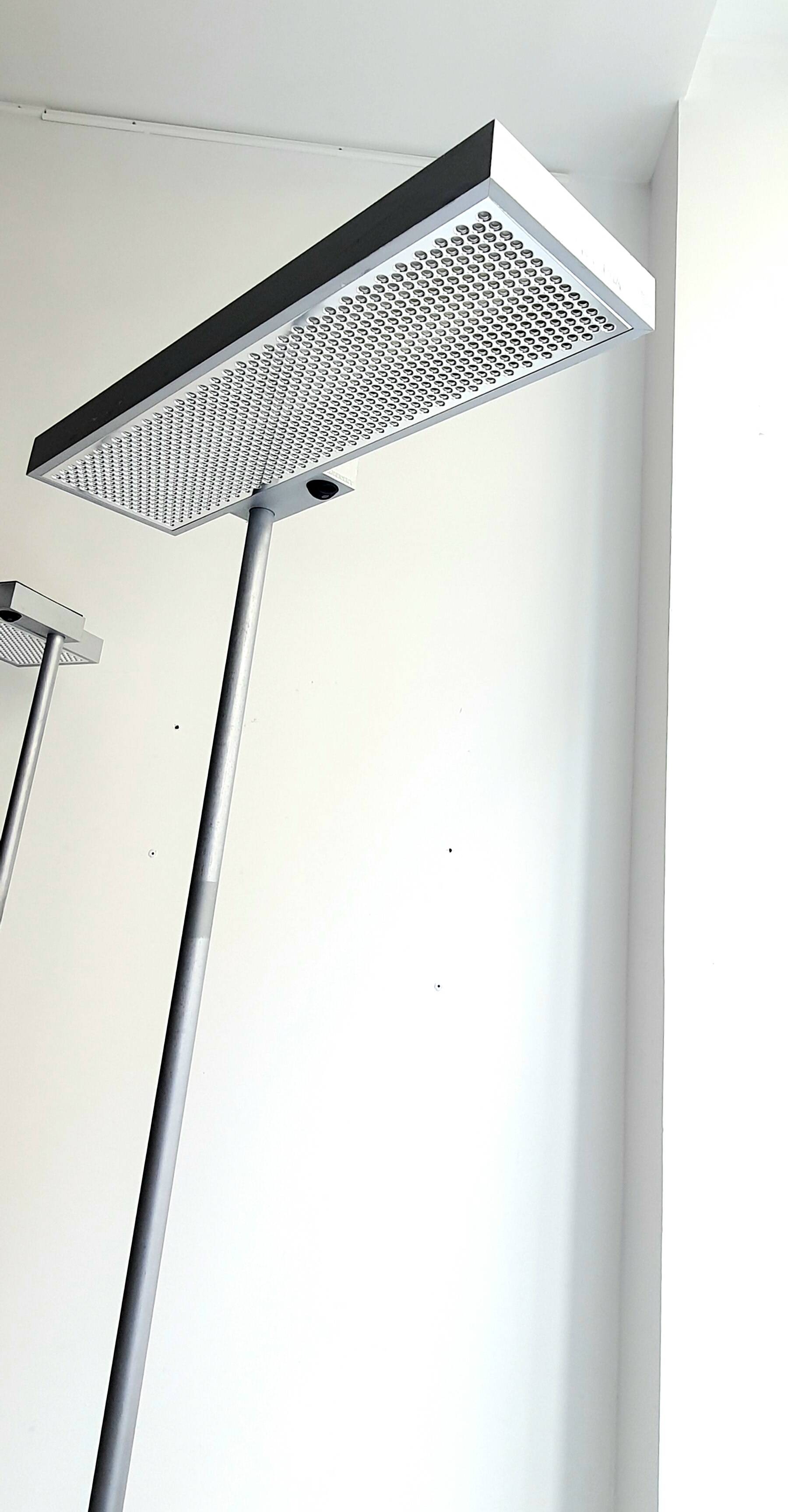 Pair of Regent vintage motion sensor floor lamps from the 90s