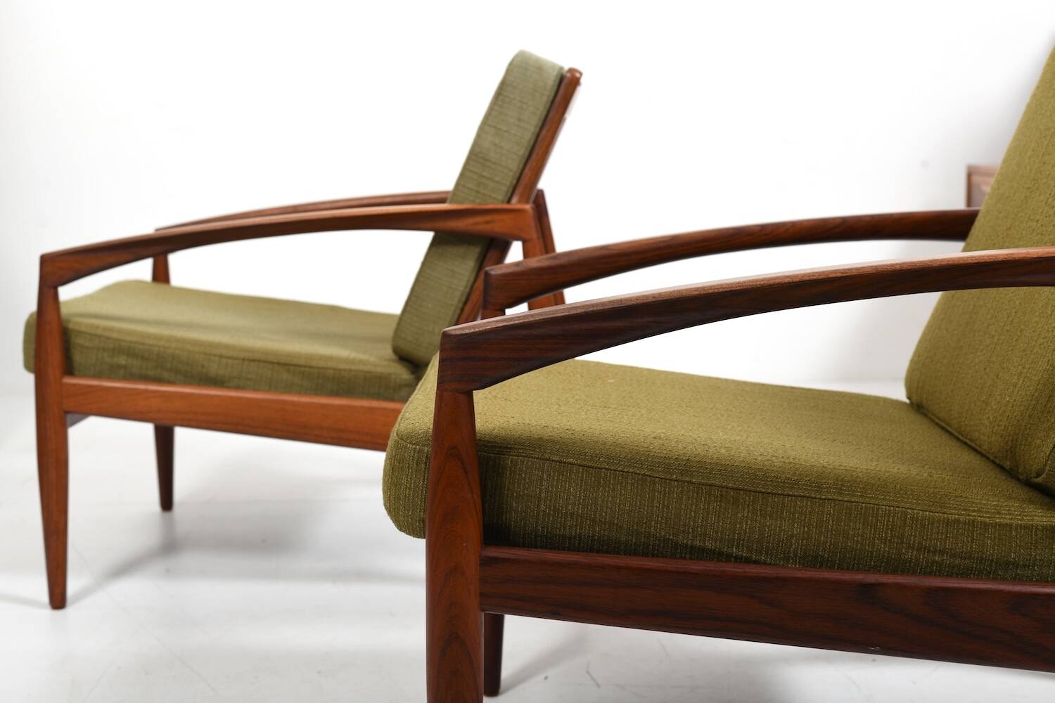 Pair of Kai Kristiansen 'Paper Knife' Easychairs 1960s