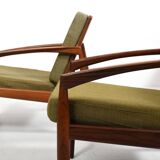 Pair of Kai Kristiansen 'Paper Knife' Easychairs 1960s