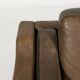 Two seat brown leather sofa from Vemb, 1980’s Denmark