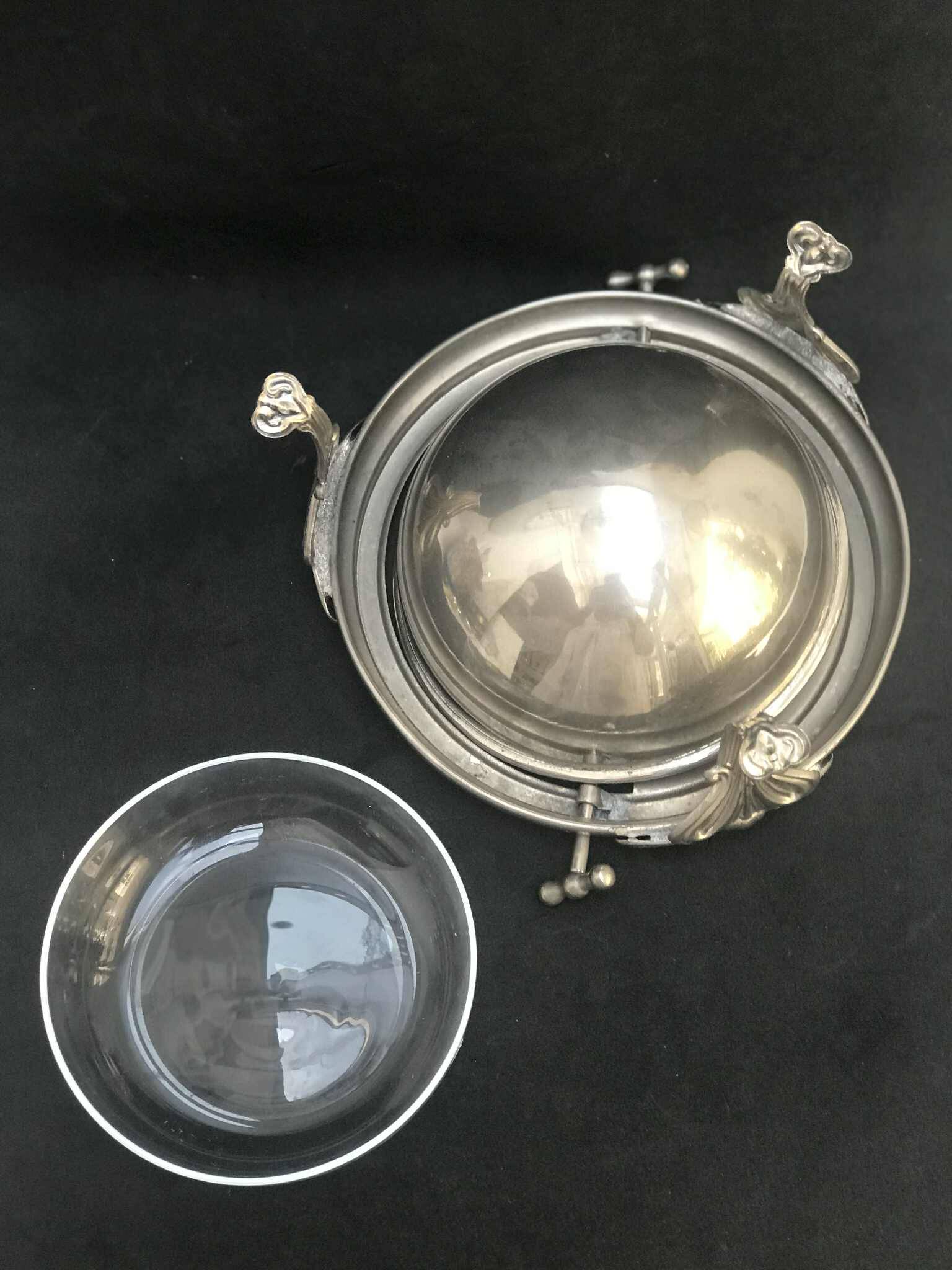 Antique butter dish or caviar holder