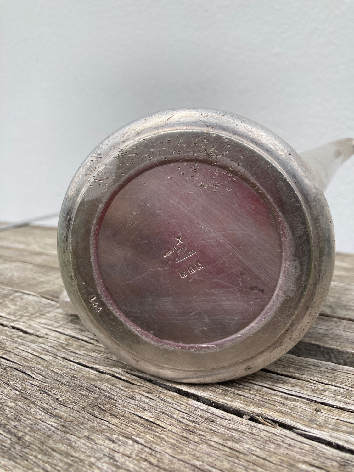 Christofle teapot in silver metal hotel 1930