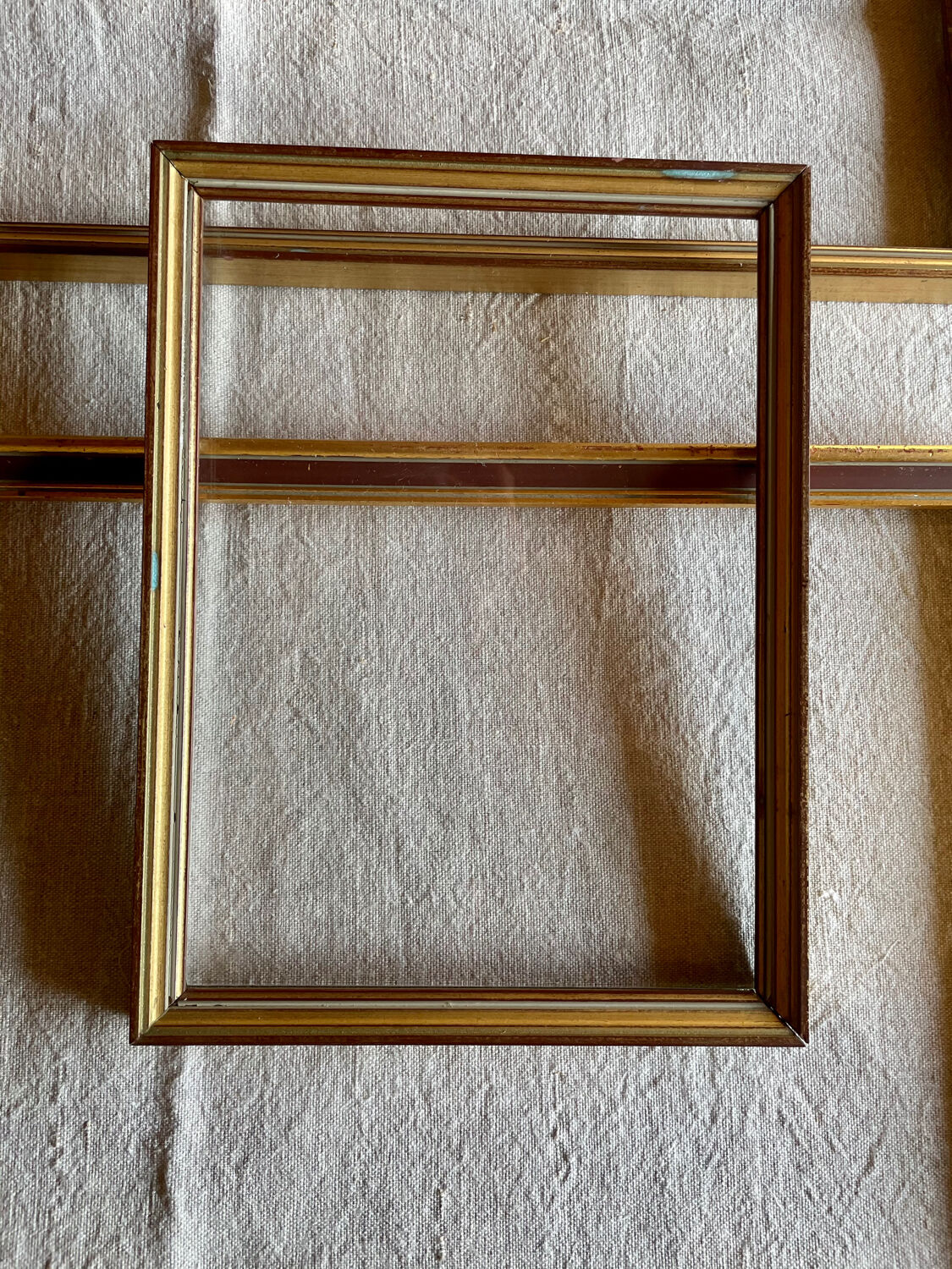 Set of gilded wooden frames
