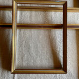 Set of gilded wooden frames