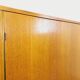 Vintage oak wardrobe from the 1960s.