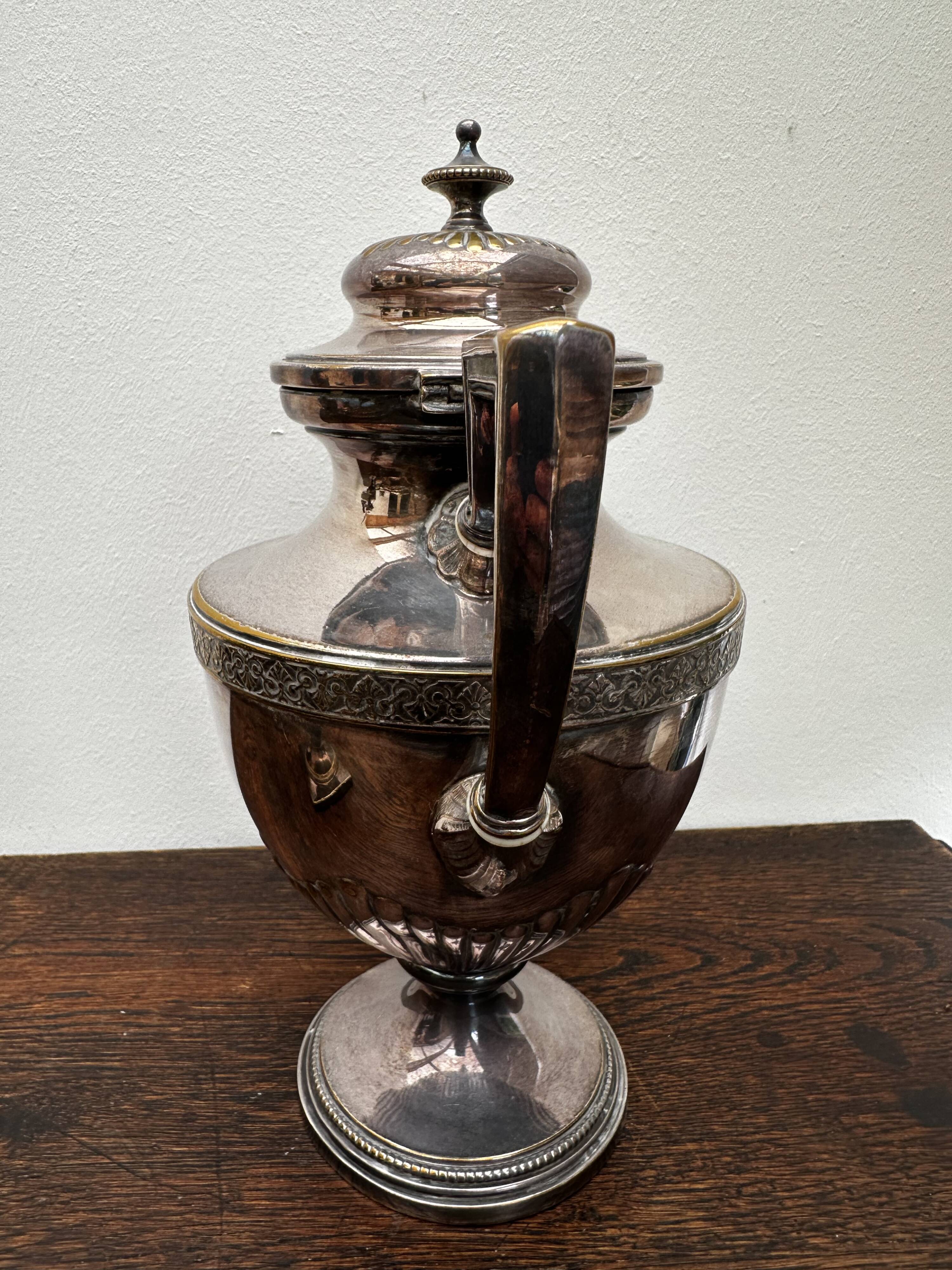 Silver-plated tea and coffee service from the Art Nouveau period