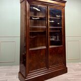 Mahogany Bookcase From Cuba, Restoration Period, 19th Century
