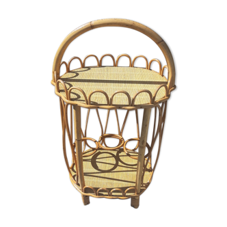 Vintage rattan bar