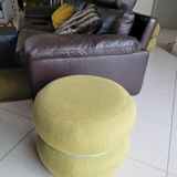 Pouf rond vintage