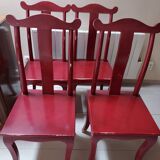 Asian style chairs set of 4