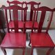 Chaises style asiatique lot de 4