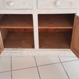 English solid pine vessel