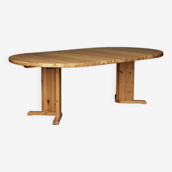 Extendable Danish Pine Dining Table. 1970s