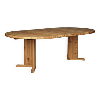 Extendable Danish Pine Dining Table. 1970s