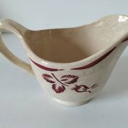 Old ironstone sauce boat