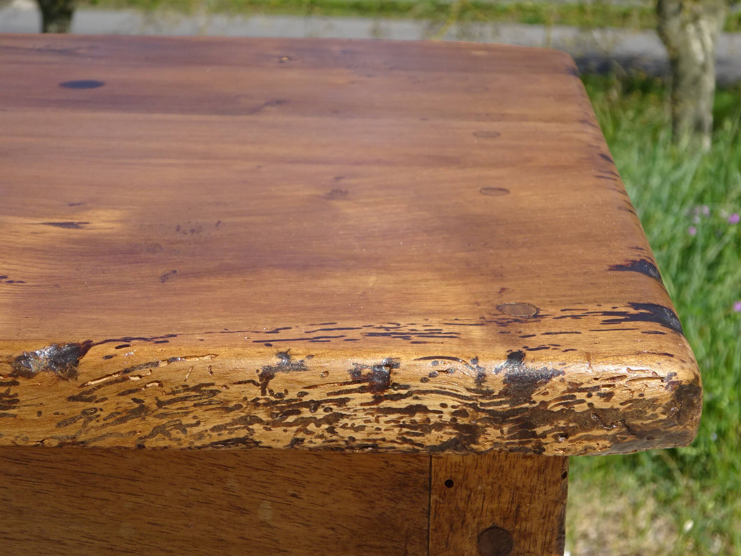 Shallow old Tuscan buffet