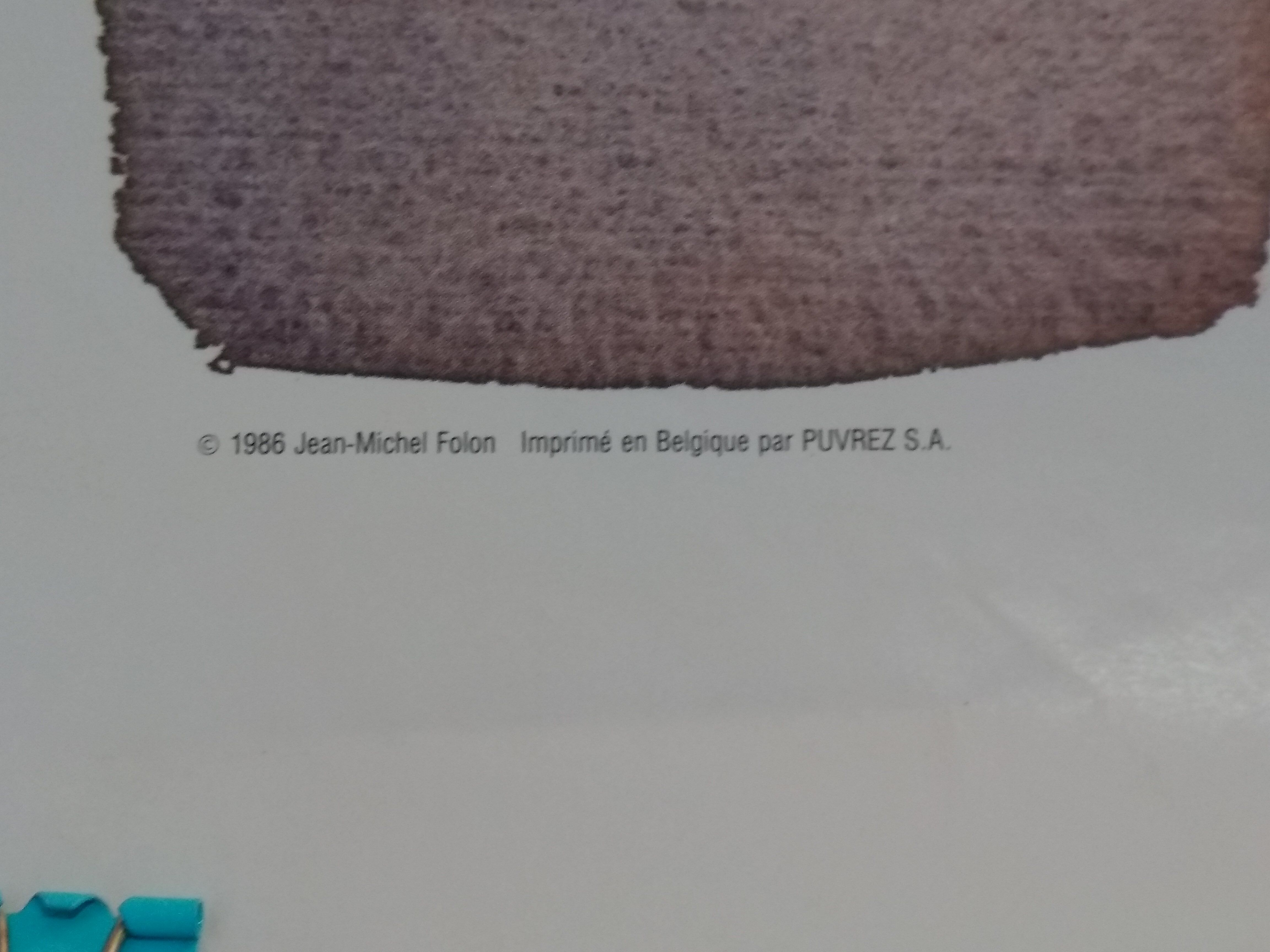 Amnesty International Folon poster