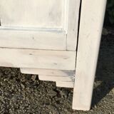 Armoire parisienne 2 portes blanc écru