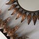 Duo of mirrors in metal of the 60s/70s