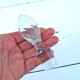 Carafe Crystal carved geometric money minerve and Saint Louis