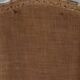 large antique headboard with 4 panels featuring Asian decor from the 1940s/50s