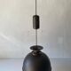 Brushed metal pendant lamp with a bronze appearance, 1970s, Germany