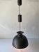 Brushed metal pendant lamp with a bronze appearance, 1970s, Germany